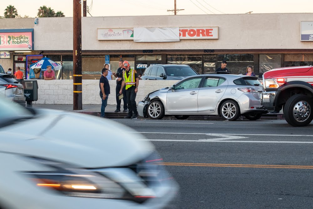 Los Angeles, CA - Car Accident with Injuries on Adams Blvd.