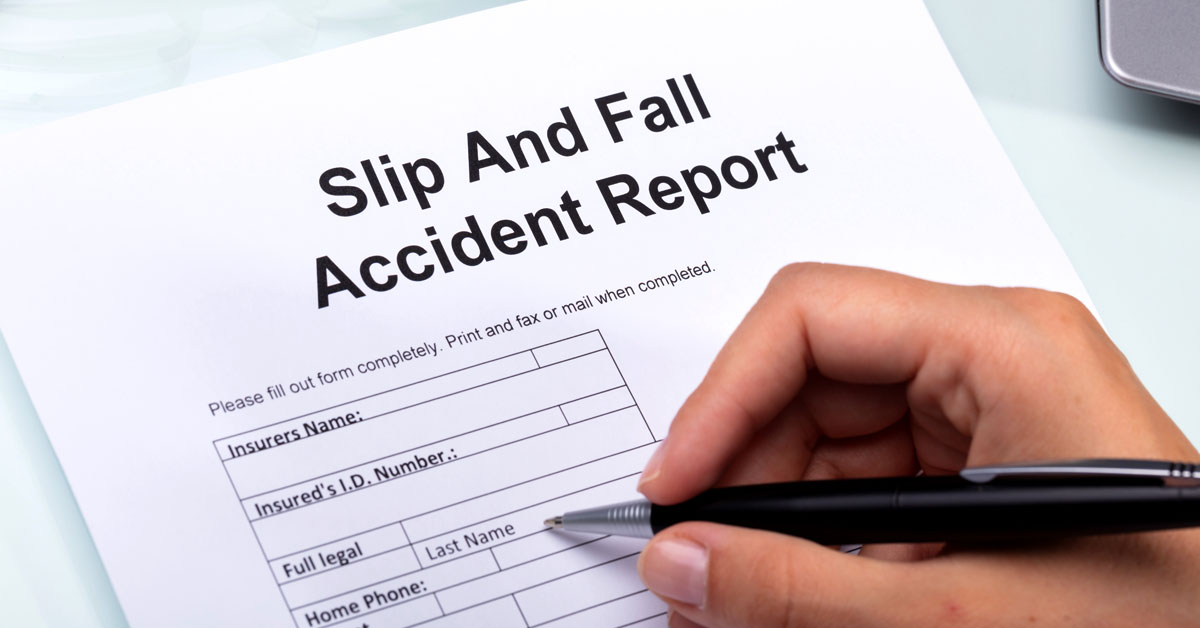 Slip and fall accident report - Slip and Fall Layer